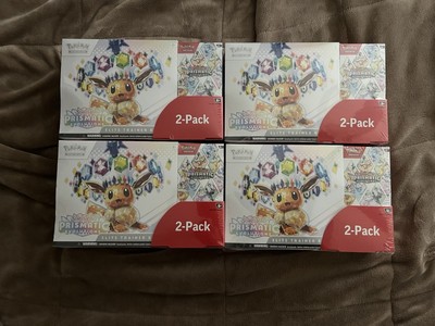 Pokemon TCG Prismatic Evolutions COSTCO Bundle x4 (1 ETB & 1 Booster Bundle) 