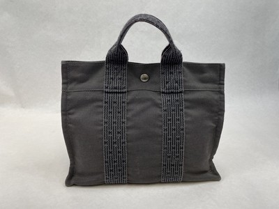 Hermes Yale Lined Canvas Mini Tote  (141235536)