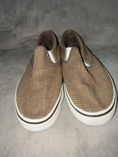 EUC Vintage Mens Size 10 Ocean Pacific Slip On Shoes Plaid Ysk Surf Skate
