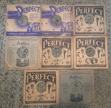8 Perfect 78 RPM Label 10" Record Company Stock Sleeve Vinyl FREE USA SHIPPING