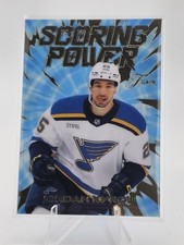 Jordan Kyrou 2025-26 Upper Deck Flair Scoring Power Card #SP-15 St. Louis Blues