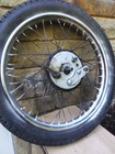 BSA BANTAM B175 FRONT WHEEL FOR HEAVYWEIGHT FORKS