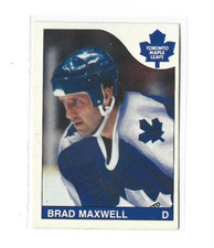 1985-86 O-Pee-Chee #224 Brad Maxwell NMMT