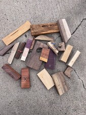 Mixed Wood Scraps for Crafting / Jewelry / Wood Turning 3.1lbs Mixed Lot