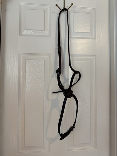 English figure 8 noseband Brown Leather Full Equitana Romania
