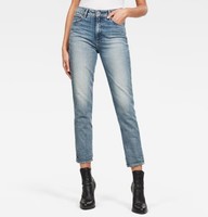G-Star, Damen, Jeans, Straight, 3301 High Straight 90'S Ankle, Hellblau, W30 L32