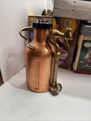 #ad GrowlerWerks Ukeg 64 Copper Beer Mini Keg 1 2 Gallon Growler Steampunk $49.95