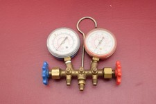 Robinair Hvac Ac Manifold Hoses Gauge Set Wbrass 6043 Robinair Hvac Ac Manifold Hoses Gauge Set Wbrass 6043