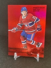 2021 Skybox Metal cole caufield Red Pmg /100 Rookie Card