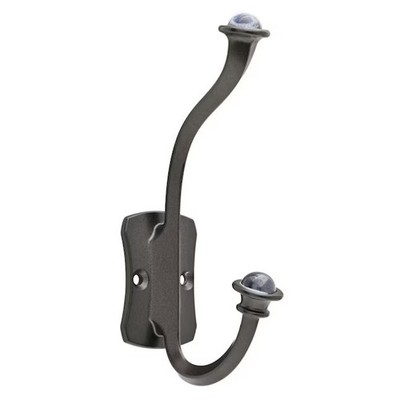 5-2/3'' Modern Farmhouse Coat and Hat Hook Cocoa Bronze/Clear B37315J-COC-C 57/87