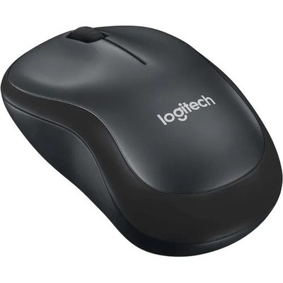 Logitech Maus M220 Silent Wireless Mouse, 3 Tasten, 1000 dpi, kabellos, schwarz