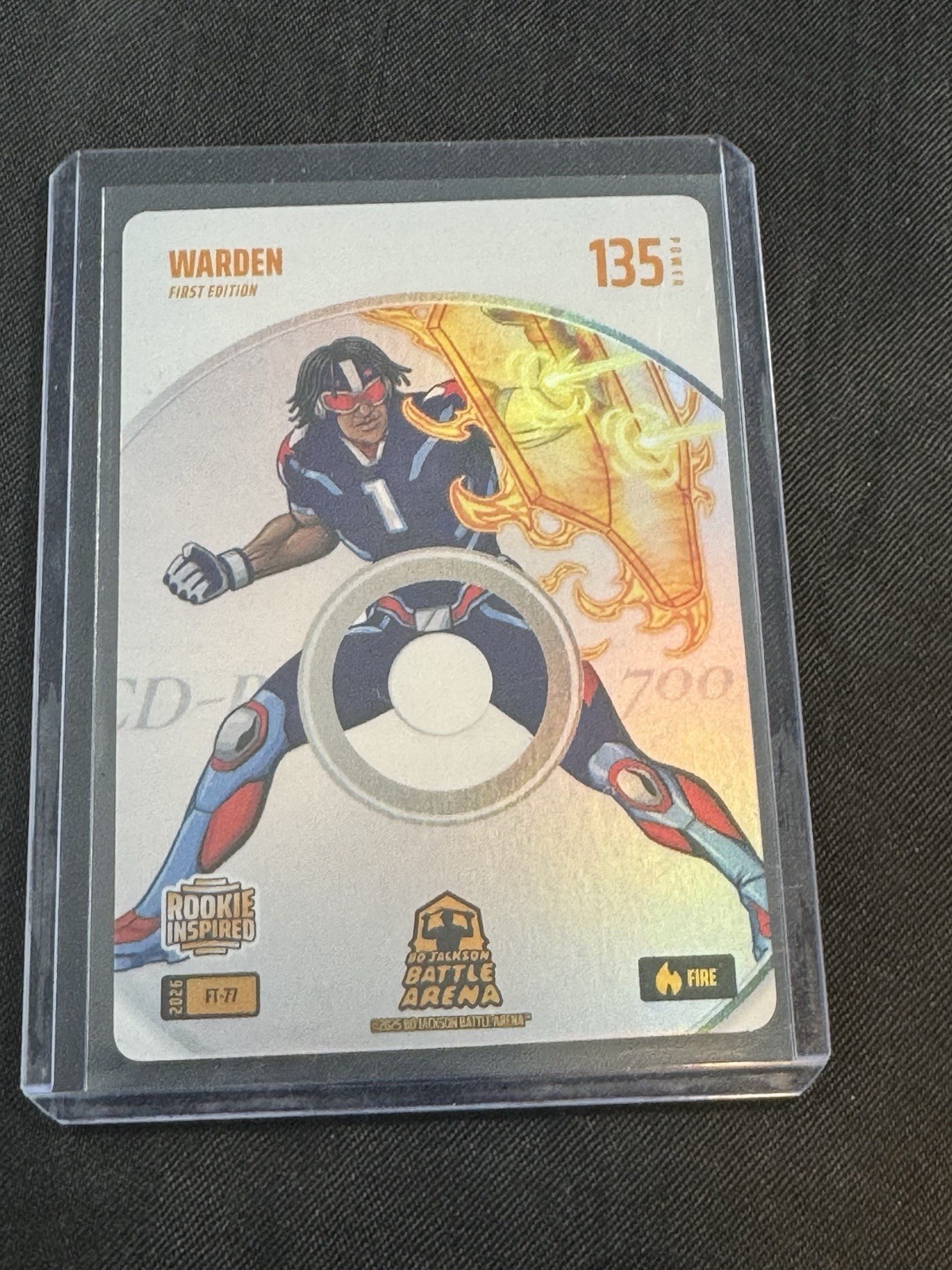 Bo Jackson Battle Arena Fire Tracks Fire Warden 135 Power 1/99 Made