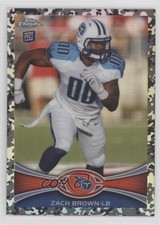 2012 Topps Chrome Military Refractor 45/499 Zach Brown #152 1e9z