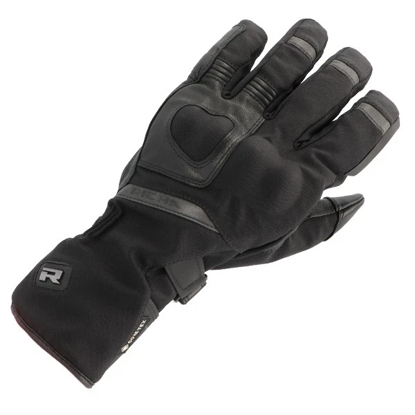 Richa Gladiator Gore-Tex Motorcycle Gloves Waterproof Glove Black Armour LARGE
