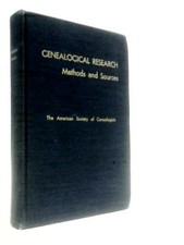Genealogical Research Methods and Sources (Milton Rubincam - 1966) (ID:97873)