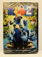 Rio 2 (DVD, 2014) Anne Hathaway, Jesse Eisenberg, Bruno Mars, Jamie Foxx - NEW