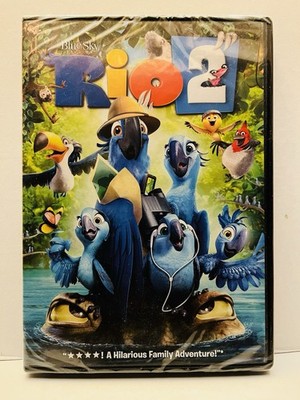 Rio 2 (DVD, 2014) Anne Hathaway, Jesse Eisenberg, Bruno Mars, Jamie Foxx - NEW