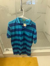 Grand Slam by Munsingwear vintage blue golf polo shirt Men's adult Large NWT