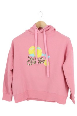 svea Damen Kapuzenpullover Hoodie Rosa Gr. XS/32 Casual Logo-Print
