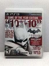 Batman: Arkham City (Sony PlayStation 3, 2011) Complete Tested Working Free Ship