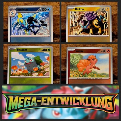 Pokemon ''Mega-Entwicklung'' - Große Auswahl an Reverse/Holo Einzelkarten Deutsch