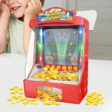 Petite machine à pousser les pièces, jeu d'arcade de table pour enfants,