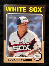 2023 Topps Heritage Edgar Navarro #362 RC White Sox Baseball Trading Card