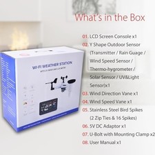  Wireless Weather Station Gen 2 Smart Wi-Fi Color Display PT-WH2900 — image 9