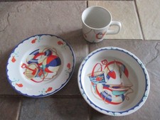Tiffany Co Collectible Dinnerware Seashore 3 Piece Set Beach Nautical