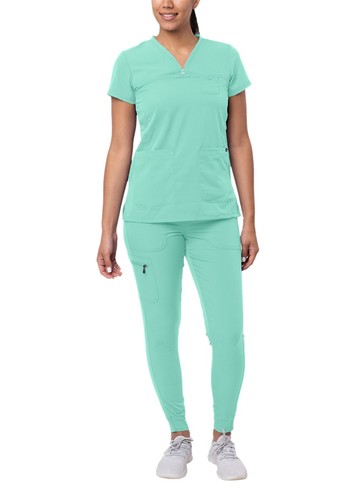 Adar Pro Movement Booster Women Sweetheart V-Neck Scrub Top & Scrub Pants - Picture 176 of 224