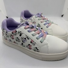 NIB Aldi 2025 Disney Minnie Purple mermaid Children Sneakers slip-on size 4