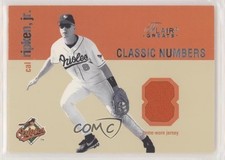 2003 Flair Greats Classic Numbers Memorabilia Cal Ripken Jr HOF n1u