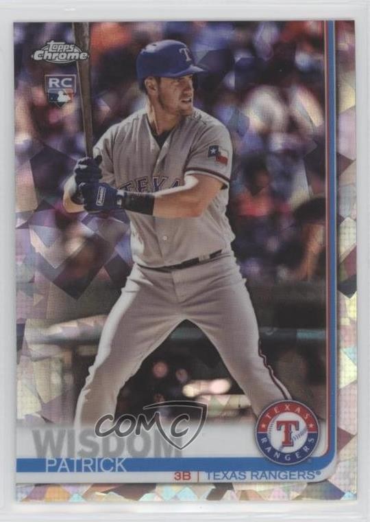 2019 Topps Chrome Sapphire Edition Patrick Wisdom #578 0ks