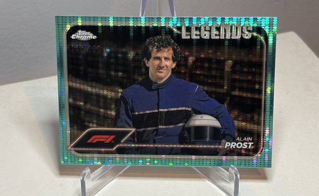 2024 Topps Chrome Formula 1 Alain Prost Aqua Sonar/150 LEGENDS No.200