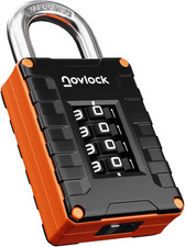 Locker Padlock with 4-Digit Code for Gym, School, Home, Work – Sturdy Combinatio