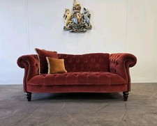 SUPERB TETRAD PALACE RUBY VELVET TETRAD SOFA RRP £1749  FREE DELIVERY.