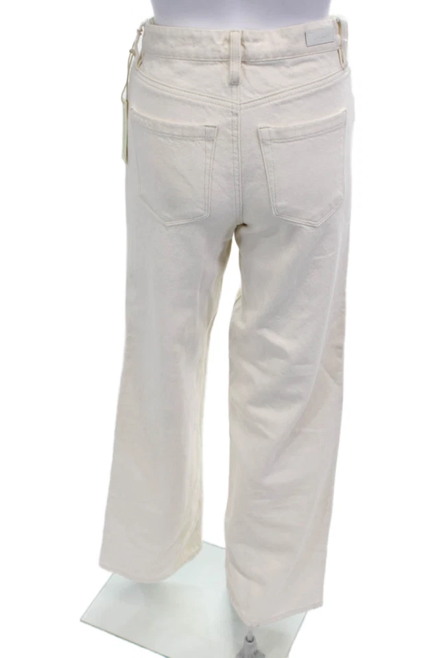 Pantalones Blank NYC para mujer blancos de algodón con botones talla 24 Foto 3 de 4