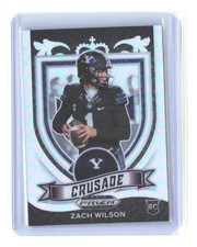 2021 Panini Prizm Draft Picks Collegiate #168 Zach Wilson Silver B2R2C70