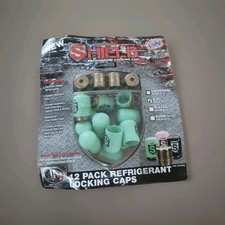 JB Industries SHLD-G12 A/C Shield Refrigerant Locking Caps 12ea