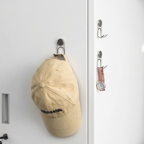 Stainless Steel Magnetic Hooks Refrigerator Hook Home Kitchen Refrigerator - Photo 8/9