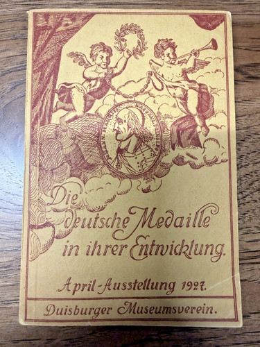 The German Medal in its Development April 1927 Exhibition Coin Medal Book