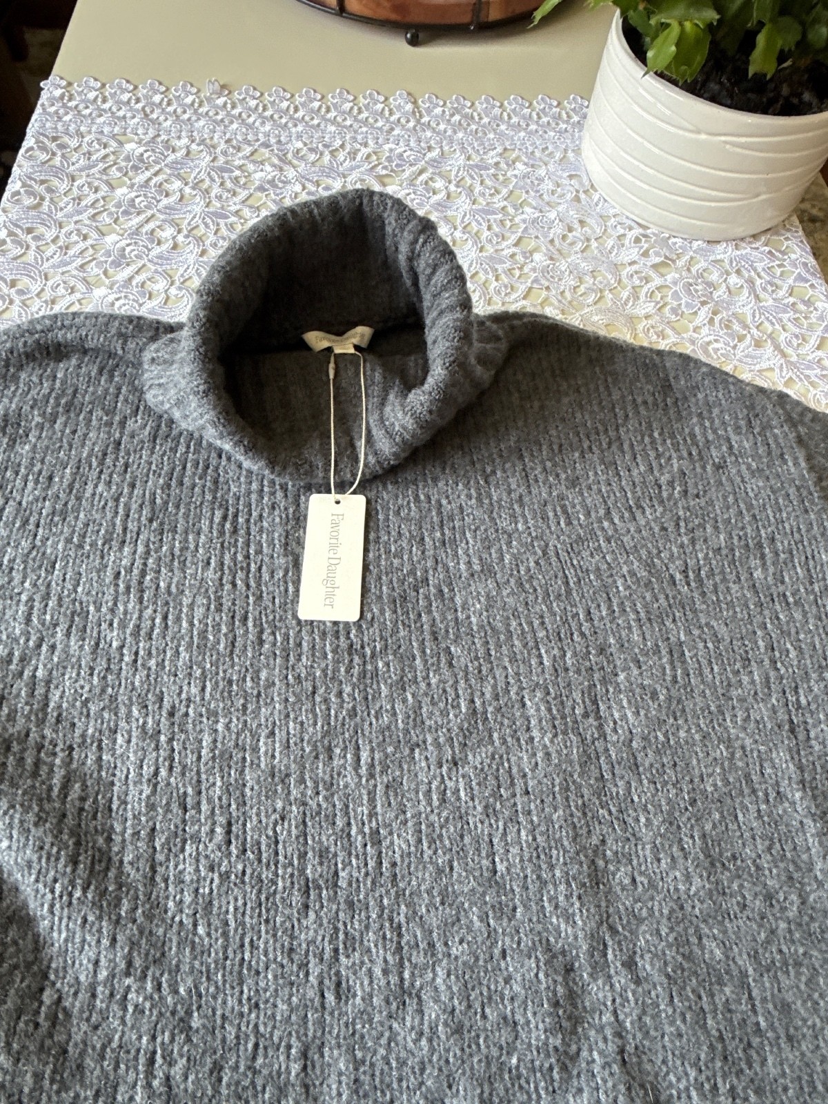 NWT Favorite Daughter St. James Sweater Dress Size XS London Fog Wool image 10