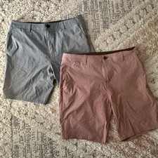 Vuori Aim Shorts Performance Chino V368 - Lot Of 2 Size 32
