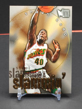 Shawn Kemp Steel Slammin #7 1996-97 Fleer Metal  NBA SUPERSONICS