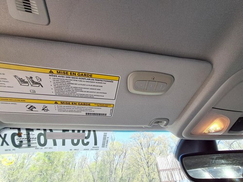 2019 JEEP CHEROKEE Driver Left Sun Visor OEM Used 268-12678L 157K Miles