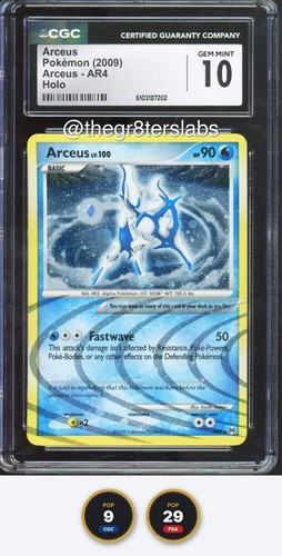 Arceus graded CGC 10 for sale on eBay