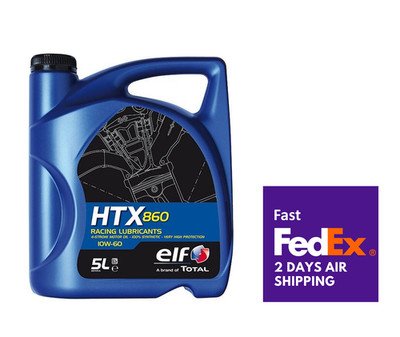 214039 ELF HTX 860 10W60 5L * 100% Synthetic Racing Engine Oil   2-DAY SHIPPING