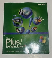 Microsoft Plus for Windows XP Set With CD Manual COMPLETE