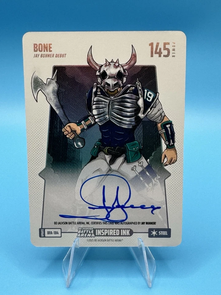 Tinta inspirada en Bo Jackson Battle Arena 2025 Jay Buhner Bone acero automático #BFA184 Foto 2 de 3