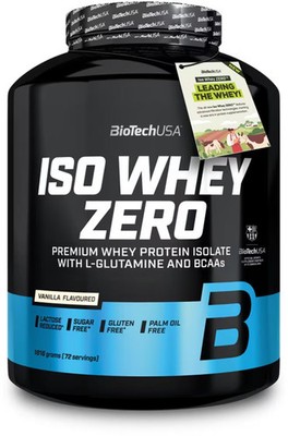 BioTech USA Iso Whey Zero, 1816 g Dose, Vanille